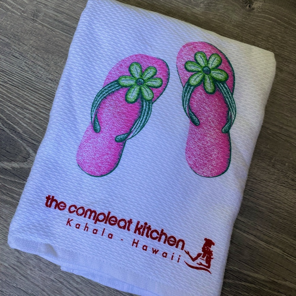 NWT Flip flop/Slipper kitchen towel
